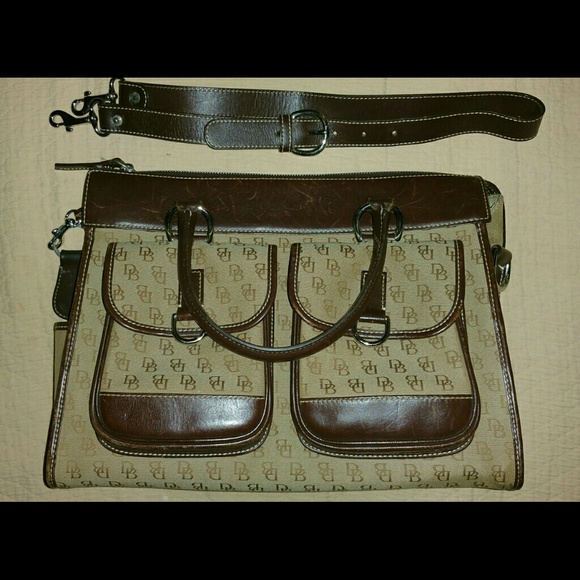 Dooney and Bourke double pocket tote