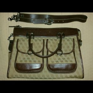 Dooney and Bourke double pocket tote
