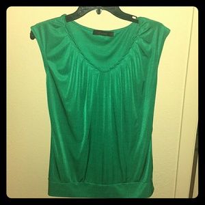 Teal blouse