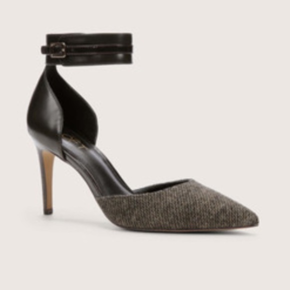 LOFT Ankle Strap Pumps in Military Olive