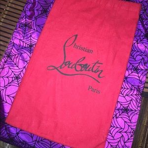 Authentic Christian Louboutin dust bag