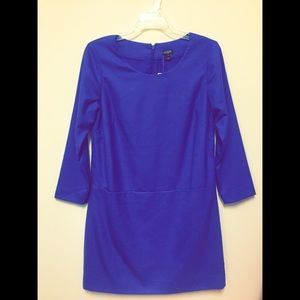 J Crew Cobalt Shift Dress! Size 2