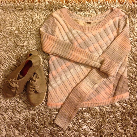 Free People Knit Crop Sweater