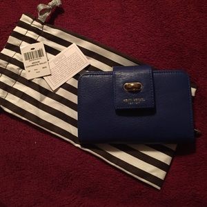 Blue Henri Bendel wallet