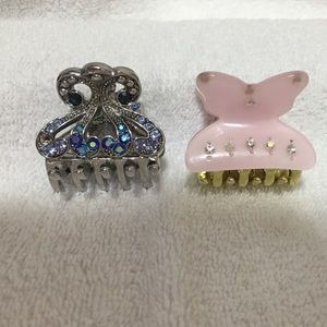 Big hair clips, set of 2