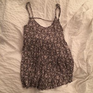 Floral Black and White Jada Dress