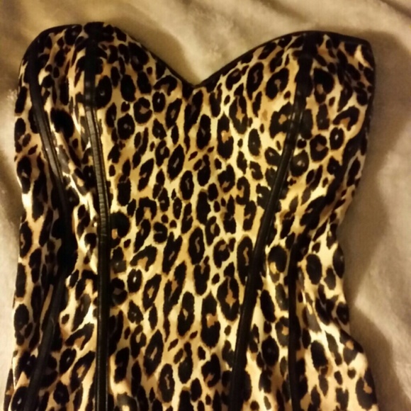 Charlotte Russe cheetah corset