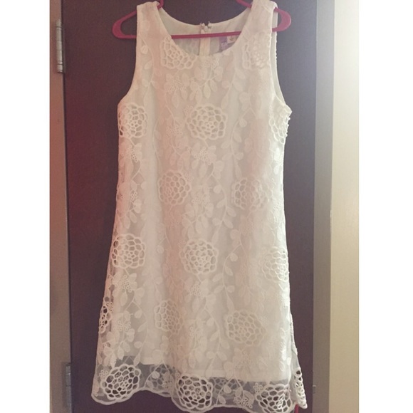 White Shift Dress