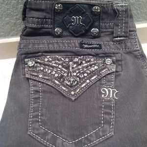 MISS ME SKINNY JEANS 25X31 Gray