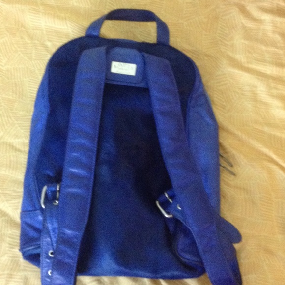Louis Stewart Los Angeles Blue Fur Backpack
