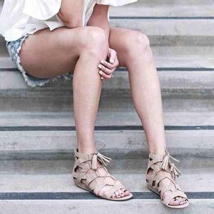 ✨NEW✨ Sam & Libby Nude Strappy Sandals