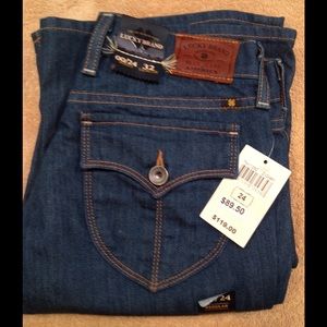 LUCKY BRAND JEANS 00/24X32 CHARLIE FLARE