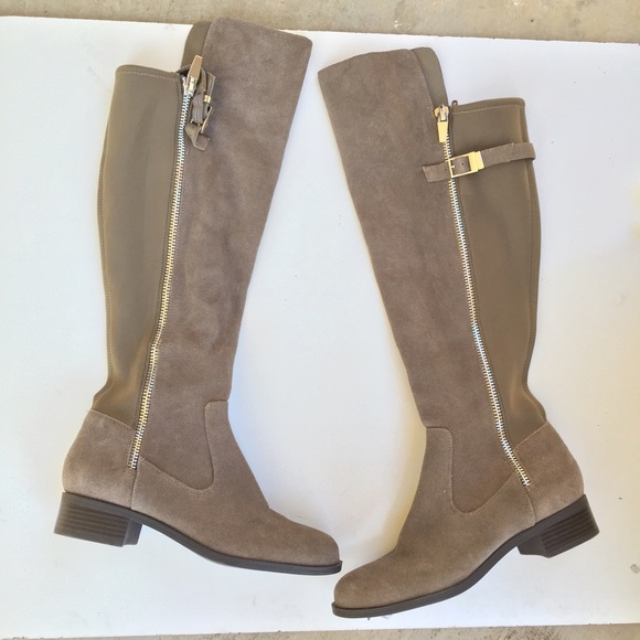 Calvin Klein Gigi above knee tall boots Sz 8.5 new - Picture 2 of 4