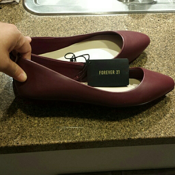 Leather flats