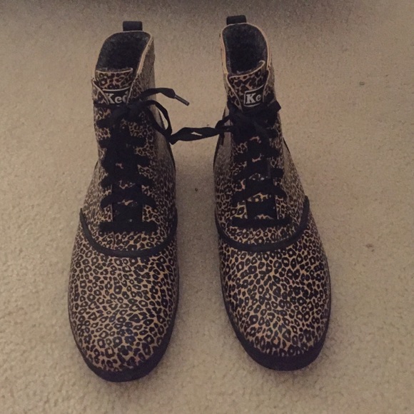 Leopard Keds rain boots