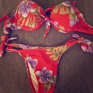 🔥🔥Brazilian cut cute flower bikini
