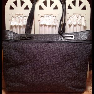 DKNY Fabric and Leather Handbag