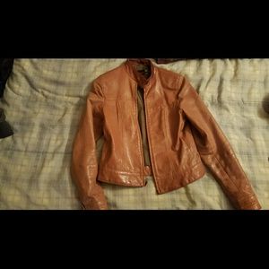 American base leather jacket