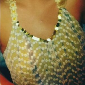 Cute detailed designer tank top