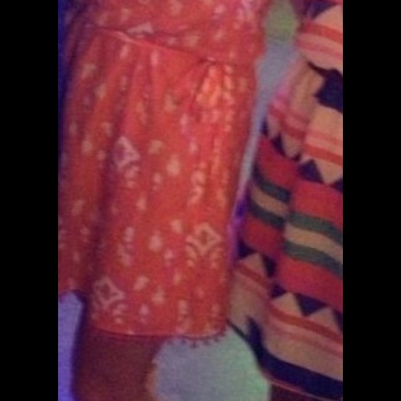 Fun Aztec/ western print one shoulder dress - Picture 2 of 2