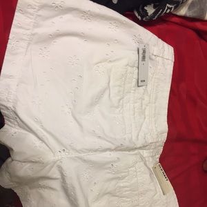 White old navy shorts