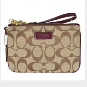 Coach Khaki and Crimson Wrislet