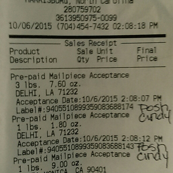 Proof of delivery - Picture 1 of 1