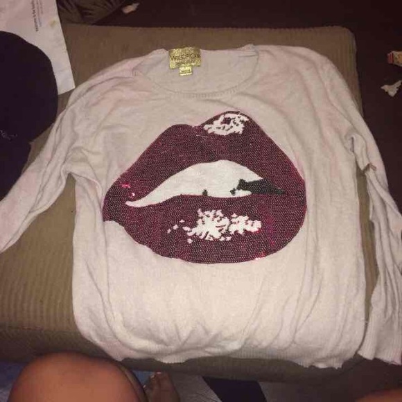 Wildfox Lips Sweater
