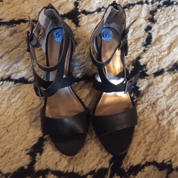 New BCBG scrappy heels