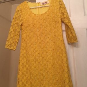 Small yellow lace dress