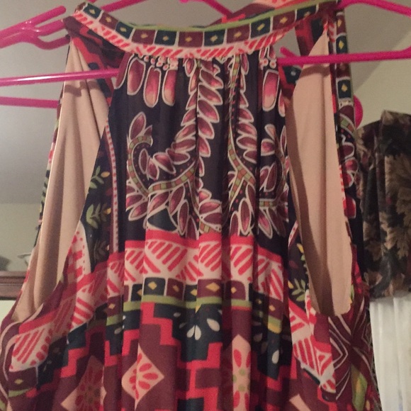Ark & co. Maxi dress multi color print
