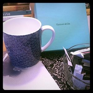 Blue Tiffany  & Co. VINES Porcelain Coffee Mug