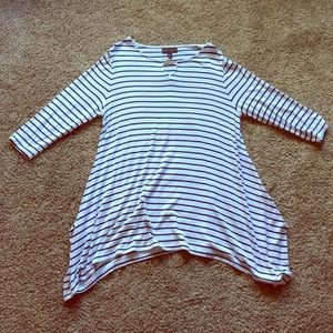 Dana Buchman shark bite tunic XL