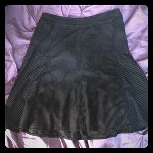 Maurices Pinstriped Zipper Skirt