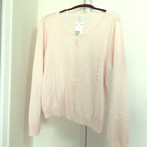 Pale pink cardigan