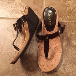 Brown Ralph Lauren sandals!