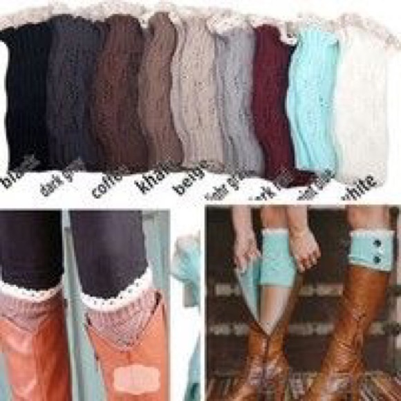 NEW Crochet/lace boot toppers!!
