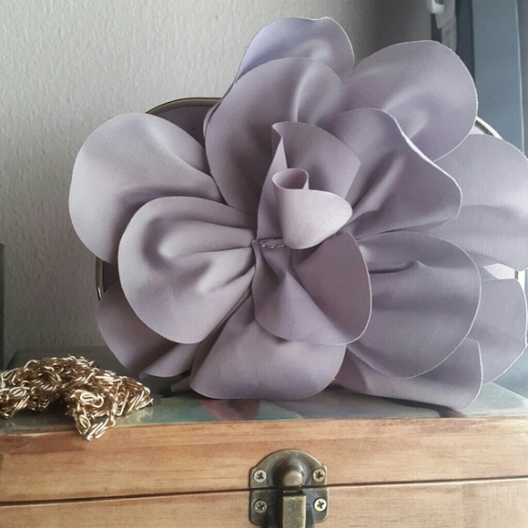 Violet purple clutch