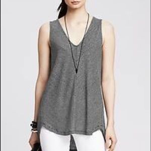 Banana Republic Striped Double V Tank