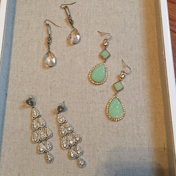 Bundle of limited, express and forever earrings