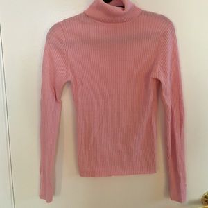Pink long sleeve sweater