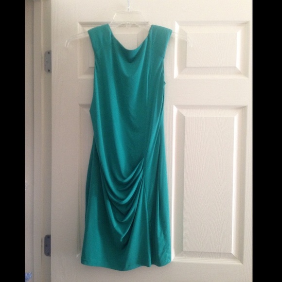 Marciano cocktail dress in seafoam green