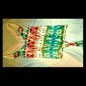Cute Tie-Dyed Beachy Crop Top