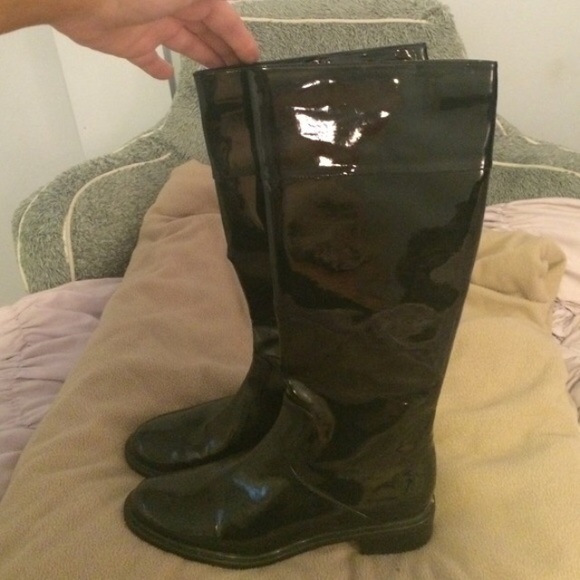 Patent leather riding boots MAKE OFFER
