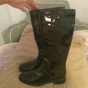 Patent leather riding boots MAKE OFFER