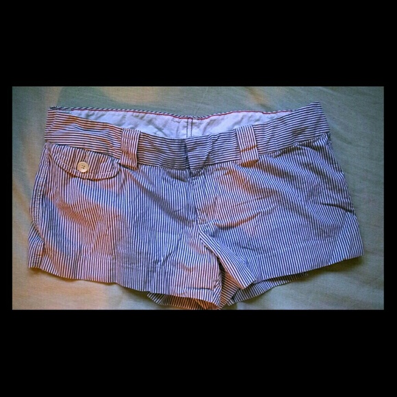 Sweet Little Modern Mini Pin-Stripe Shorts