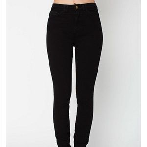 AA high waisted zip jeans black! Never been worn!