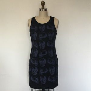Open Back LBD with Skulls