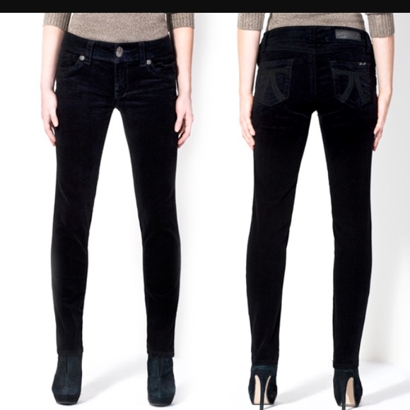 Seven7 Pants - Seven7 black skinny corduroy jean