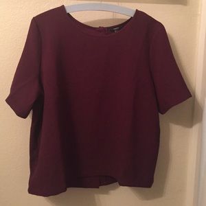 Forever 21 burgundy top